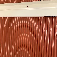 Solin Bavette Aluminium 250 mm Rouge - Profil biseauté
