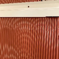 SOLIN BAVETTE ALUMINIUM 250 mm ROUGE - Profil biseauté