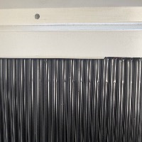 Solin Bavette Aluminium 250 mm Noir - Profil biseauté