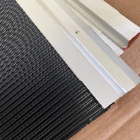 Solin Bavette Aluminium 250 mm Noir - Profil biseauté