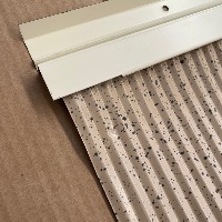 Solin Bavette Plomb 200 mm Vieilli - Profil biseaut mastic