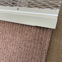 Solin Bavette Aluminium 250 mm Vieilli - Profil grillag