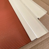 SOLIN BAVETTE PLOMB 200 mm ROUGE - Profil biseauté mastic
