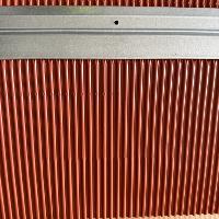 Solin Bavette Aluminium 250 mm Rouge - Profil biseauté galvanisé