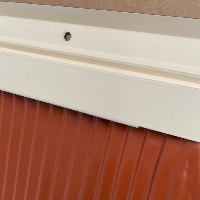 Solin Bavette Plomb 200 mm Rouge - Profil biseauté mastic