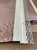 Solin Bavette Aluminium 250 mm Vieilli - Profil grillagé