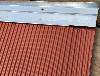 Solin Bavette Aluminium 250 mm Rouge - Profil biseauté zinc