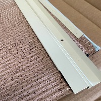 Solin Bavette Aluminium 250 mm Vieilli - Profil biseauté